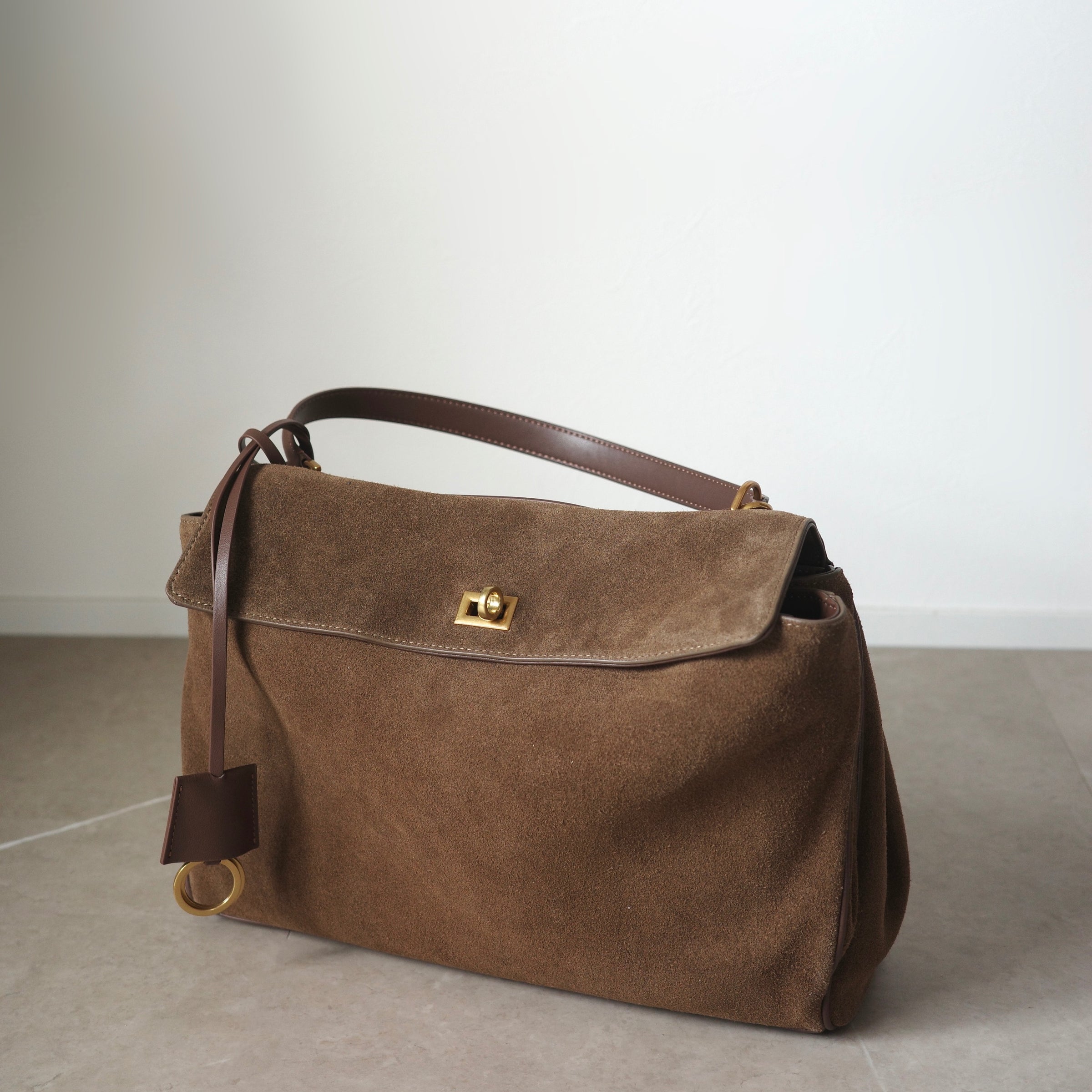 Heritage Line】Heritage Suede Lock Tote | BONDLE ONLINE SHOP